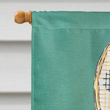 Load image into Gallery viewer, Tennis Fleur de lis Flag Canvas House Size
