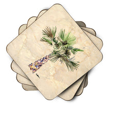 Load image into Gallery viewer, Tree - Palm Tree Coasters - Set of 4 Lightweight Foam, Absorbent Drink Coasters