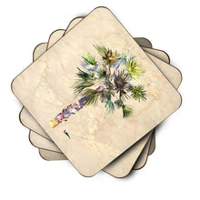 Load image into Gallery viewer, Tree - Palm Tree Coasters - Set of 4 Lightweight Foam, Absorbent Drink Coasters