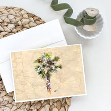 Load image into Gallery viewer, Palm Tree #2 Greeting Cards -  Blank Note Cards – 8-Pack of Artist-Designed Cards with Envelopes
