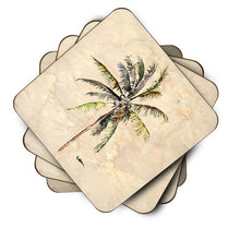 Load image into Gallery viewer, Tree - Palm Tree Coasters - Set of 4 Lightweight Foam, Absorbent Drink Coasters