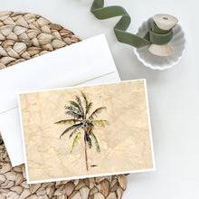 Load image into Gallery viewer, Palm Tree #3 Greeting Cards -  Blank Note Cards – 8-Pack of Artist-Designed Cards with Envelopes