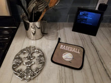 Load image into Gallery viewer, Baseball Pot Holders - Set of 2 Decorative Kitchen Helpers | Made in the USA 8485PTHD