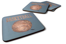 Load image into Gallery viewer, Basketball Coasters - Set of 4 Lightweight Foam, Absorbent Drink Coasters