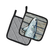 Load image into Gallery viewer, Fish Mullet Pot Holders - Set of 2 Decorative Kitchen Helpers | Made in the USA 8490PTHD
