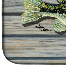 Load image into Gallery viewer, Fish Bass Small Mouth Dish Drying Mat – Absorbent, Artistic Kitchen Essentials 8493DDM