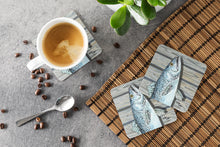 Load image into Gallery viewer, Trout Coasters - Set of 4 Lightweight Foam, Absorbent Drink Coasters