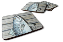 Load image into Gallery viewer, Trout Coasters - Set of 4 Lightweight Foam, Absorbent Drink Coasters