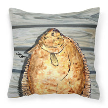 Load image into Gallery viewer, Fish Flounder Throw Pillow - 14x14 Decorative Pillow – Art for Your Home &amp; Patio 8495PW1414