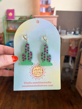 Load image into Gallery viewer, Prickly Pear Cactus Earrings
