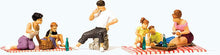 Load image into Gallery viewer, Preiser 10617 HO Scale Picnic Figures w/Accessories -- pkg(6)