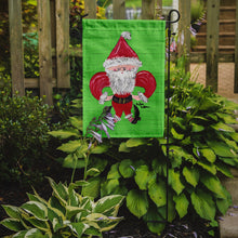 Load image into Gallery viewer, Christmas Santa Fleur de lis Garden Flag – Decorative Outdoor Yard Flag
