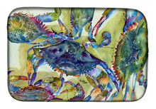 Load image into Gallery viewer, Crab All Over Dish Drying Mat – Absorbent, Artistic Kitchen Essentials 8512DDM