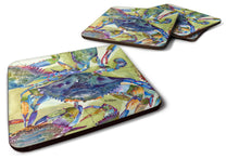 Load image into Gallery viewer, Crab Coasters - Set of 4 Lightweight Foam, Absorbent Drink Coasters