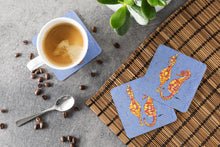 Load image into Gallery viewer, Seahorse Coasters - Set of 4 Lightweight Foam, Absorbent Drink Coasters