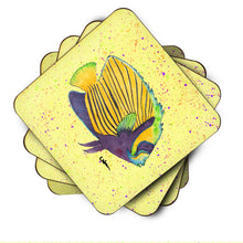 Load image into Gallery viewer, Tropical Fish Coasters - Set of 4 Lightweight Foam, Absorbent Drink Coasters