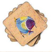 Load image into Gallery viewer, Tropical Fish Coasters - Set of 4 Lightweight Foam, Absorbent Drink Coasters