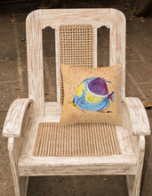 Load image into Gallery viewer, Tropical Fish Decorative   Canvas Fabric Pillow