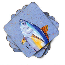 Load image into Gallery viewer, Tuna Coasters - Set of 4 Lightweight Foam, Absorbent Drink Coasters