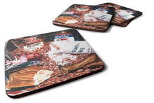 Load image into Gallery viewer, Red Beans and Rice Coasters - Set of 4 Lightweight Foam, Absorbent Drink Coasters