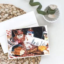 Load image into Gallery viewer, Red Beans and Rice Greeting Cards -  Blank Note Cards – 8-Pack of Artist-Designed Cards with Envelopes