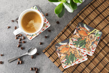 Load image into Gallery viewer, Crab Boil Coasters - Set of 4 Lightweight Foam, Absorbent Drink Coasters