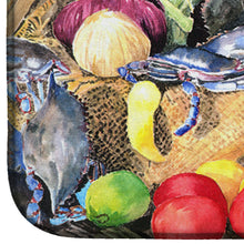 Load image into Gallery viewer, Barq's and Crabs Dish Drying Mat – Absorbent, Artistic Kitchen Essentials 8538DDM