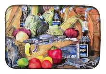 Load image into Gallery viewer, Barq's and Crabs Dish Drying Mat – Absorbent, Artistic Kitchen Essentials 8538DDM