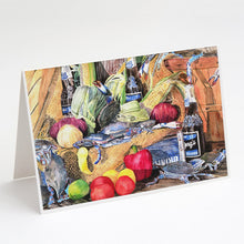 Load image into Gallery viewer, Crabs and Barqs Greeting Cards -  Blank Note Cards – 8-Pack of Artist-Designed Cards with Envelopes