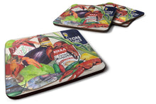 Load image into Gallery viewer, Louisiana Spices Coasters - Set of 4 Lightweight Foam, Absorbent Drink Coasters