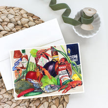 Load image into Gallery viewer, Louisana Spices Greeting Cards -  Blank Note Cards – 8-Pack of Artist-Designed Cards with Envelopes
