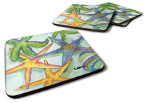 Load image into Gallery viewer, Starfish Coasters - Set of 4 Lightweight Foam, Absorbent Drink Coasters