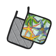Load image into Gallery viewer, Starfish Pot Holders - Set of 2 Decorative Kitchen Helpers | Made in the USA 8542PTHD