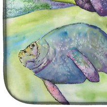 Load image into Gallery viewer, Manatee Dish Drying Mat – Absorbent, Artistic Kitchen Essentials 8544DDM