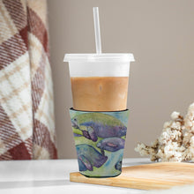 Load image into Gallery viewer, Manatee  Cup Hugger - Reusable Party Cup Sleeve with Personality