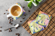Load image into Gallery viewer, Sand Dollar Coasters - Set of 4 Lightweight Foam, Absorbent Drink Coasters