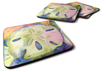 Load image into Gallery viewer, Sand Dollar Coasters - Set of 4 Lightweight Foam, Absorbent Drink Coasters