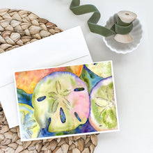 Load image into Gallery viewer, Sand Dollar Greeting Cards -  Blank Note Cards – 8-Pack of Artist-Designed Cards with Envelopes