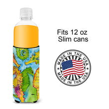 Load image into Gallery viewer, Seahorse Slim Can Hugger – Fun &amp; Functional Drink Coolers 8546MUK