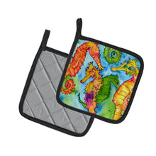 Load image into Gallery viewer, Seahorse Pot Holders - Set of 2 Decorative Kitchen Helpers | Made in the USA 8546PTHD