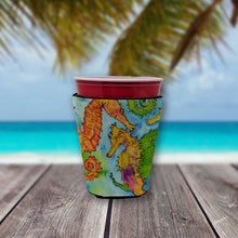 Load image into Gallery viewer, Seahorse  Cup Hugger - Reusable Party Cup Sleeve with Personality