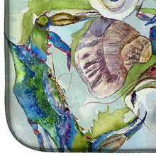 Load image into Gallery viewer, Crab Dish Drying Mat – Absorbent, Artistic Kitchen Essentials 8547DDM