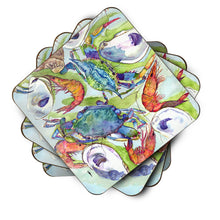 Load image into Gallery viewer, Crab Coasters - Set of 4 Lightweight Foam, Absorbent Drink Coasters
