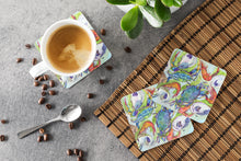 Load image into Gallery viewer, Crab Coasters - Set of 4 Lightweight Foam, Absorbent Drink Coasters
