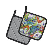 Load image into Gallery viewer, Crab Pot Holders - Set of 2 Decorative Kitchen Helpers | Made in the USA 8547PTHD
