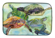 Load image into Gallery viewer, Turtle Dish Drying Mat – Absorbent, Artistic Kitchen Essentials 8549DDM