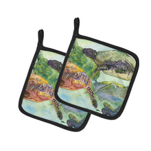 Load image into Gallery viewer, Turtle Pot Holders - Set of 2 Decorative Kitchen Helpers | Made in the USA 8549PTHD