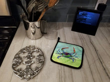 Load image into Gallery viewer, Crab Pot Holders - Set of 2 Decorative Kitchen Helpers | Made in the USA 8550PTHD