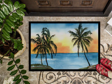 Load image into Gallery viewer, Palm Tree  Doormat - 24x36 Decorative Floor Mat – Indoor/Outdoor Rug