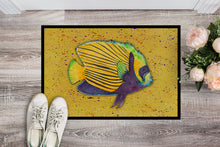 Load image into Gallery viewer, Tropical Fish on Mustard Doormat - 24x36 Decorative Floor Mat – Indoor/Outdoor Rug